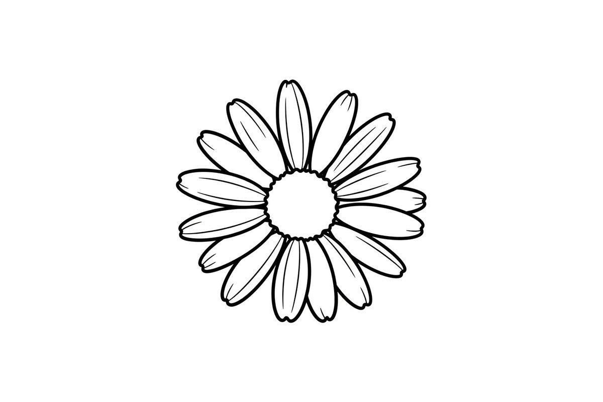 Daisy Flower Line Art Vector Bundle0, an Illustration by jahid234 (Photo 38 of 51)