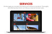 Industrial WordPress Theme, a WordPress Template by Zemez (Thumbnail 3 of 5)