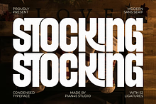 Stocking - Condensed Sans Serif