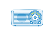 Vintage Radios, an Illustration by CSA Creative Studio (Thumbnail 2 of 2)