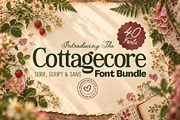 Cottagecore Font Bundle - 90 Fonts!, a Serif Font by HipFonts (Thumbnail 1 of 20)