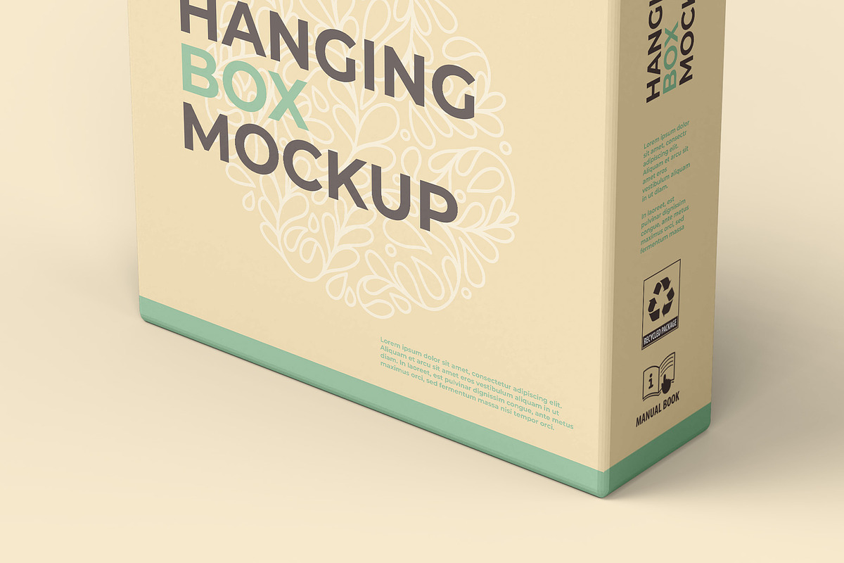 Hanging Box Mockups - 11 views, a Packaging Mockup by Illusiongraphic (Photo 17 of 24)
