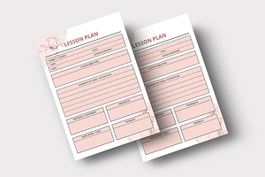 Lesson Plan Printable Template V18