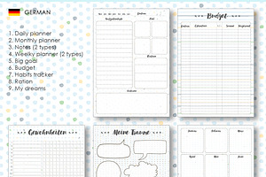 Planner Kit Vol.2 - 4 Languages!