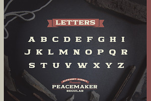 PEACEMAKER FONT SERIES