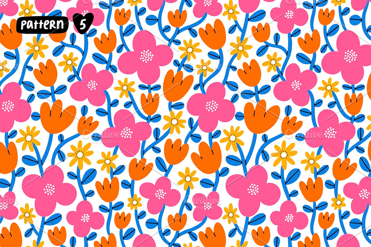 Awesome patterns set part 3, a Pattern Graphic by Stolenpencil (Photo 6 of 7)