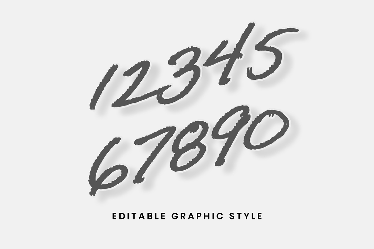 Pencil Script 3D Text Effect preview 2