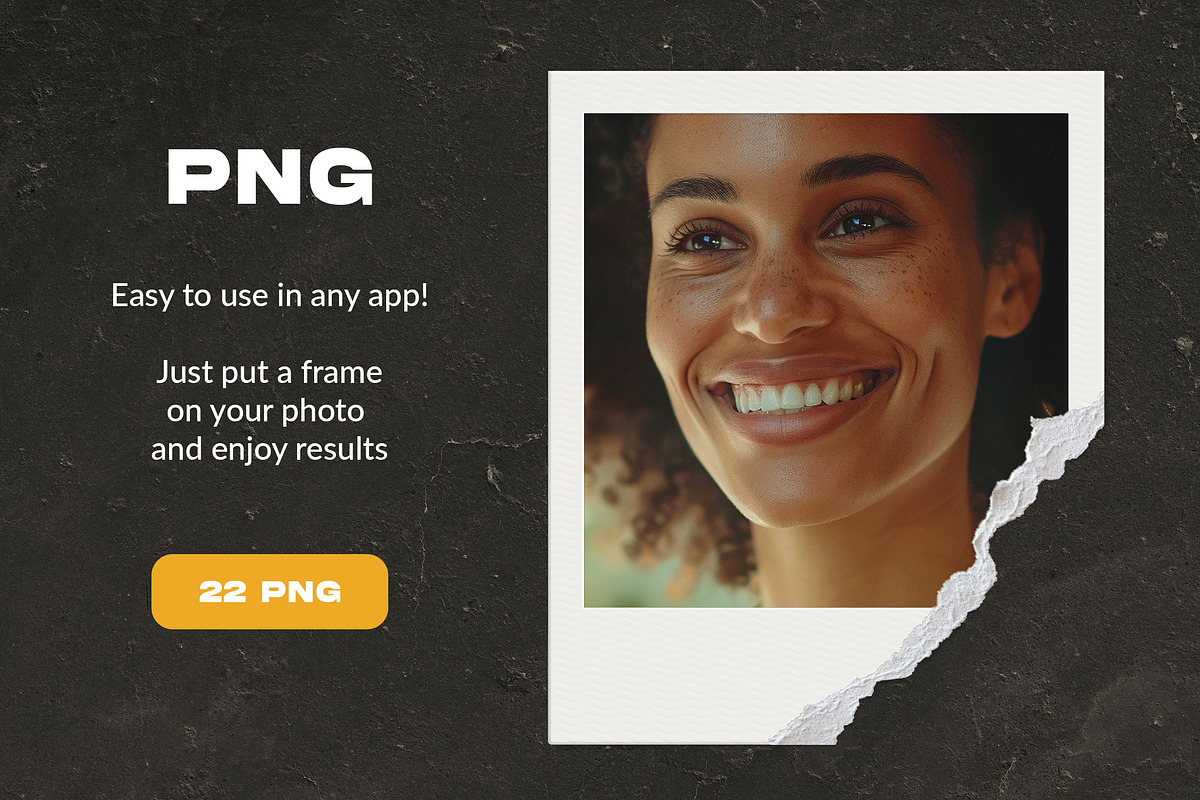 Vintage Polaroid Photo Frames, an Object Graphic by Andrew Skoch Design (Photo 2 of 5)