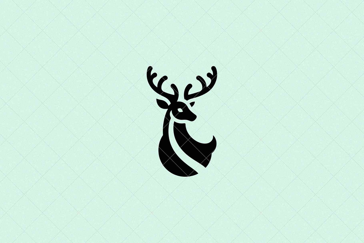 Minimalist Deer Emblem Wildlife, an Animal Illustration by Vectorium Studio (Photo 2 of 4)