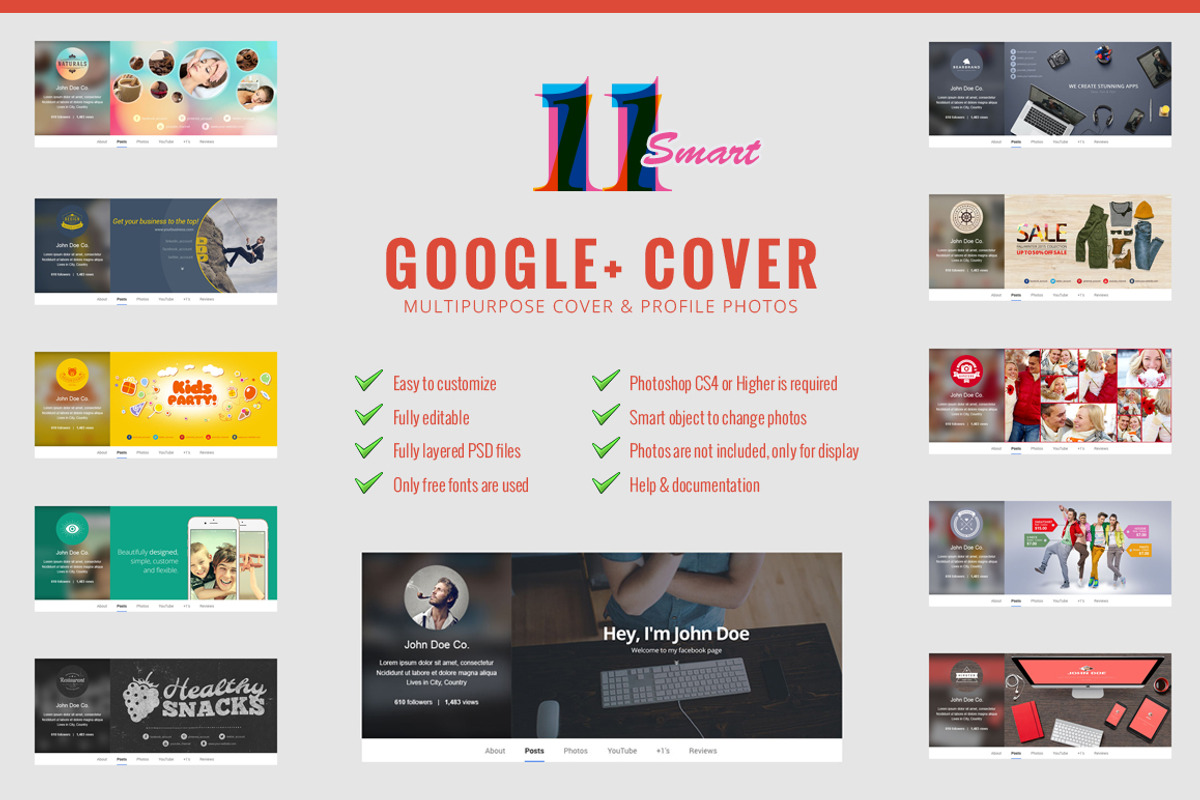 33% OFF  |  Fb Tw G+ Cover, a Templates & Theme by Pixel Strawberry (Photo 4 of 5)