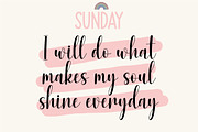 Sunday Funday Duo, a Script Font by DN Creative (Thumbnail 3 of 11)