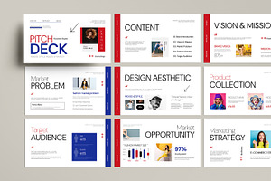 Fashion Pitch Deck Presentation, a Presentation Template by MightyDesign