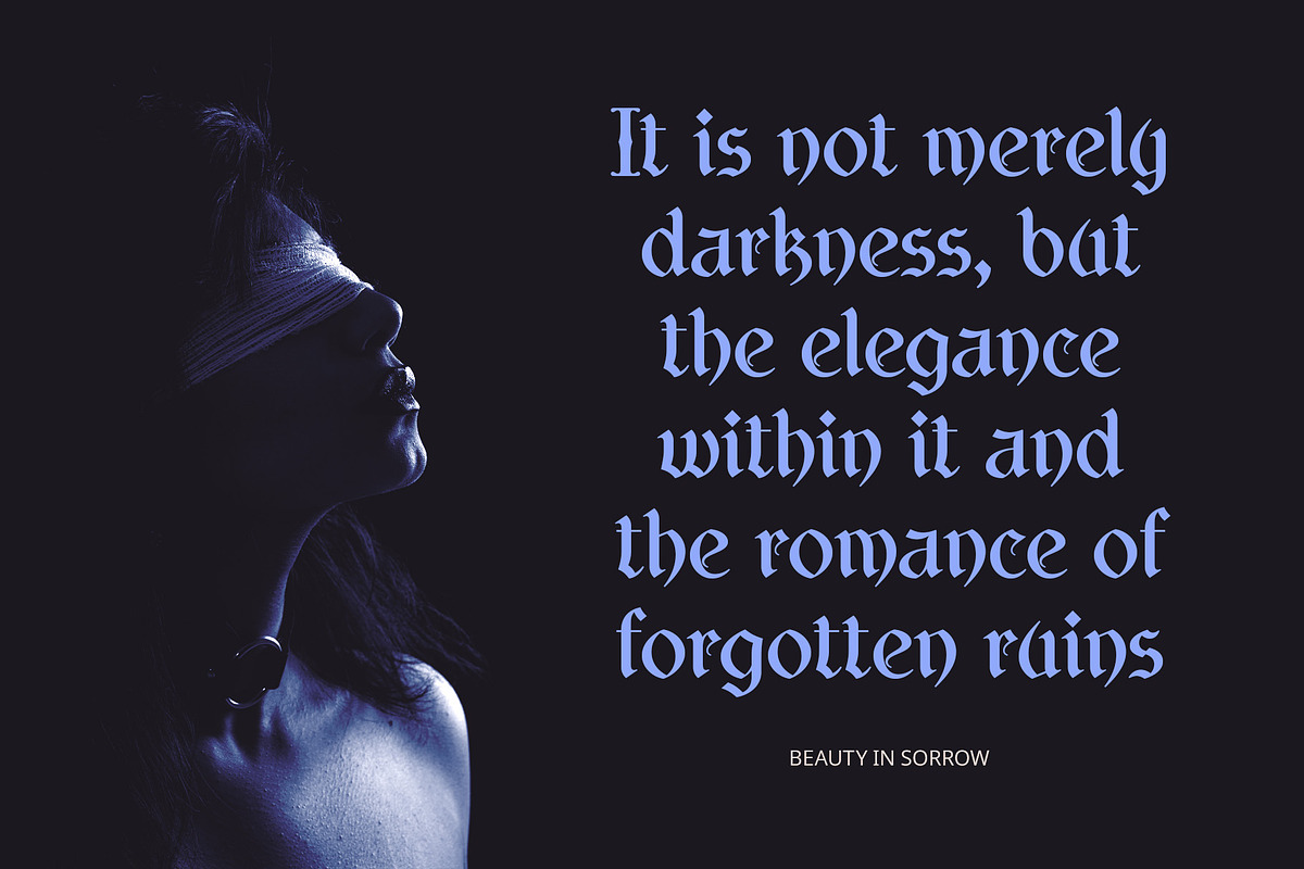 CS Rupinder – Gothic Uncial Font, a Blackletter Font by Craft Supply Co. (Photo 4 of 8)