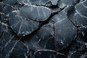 Dark and cracked marble surface show, a Photo by Tanuart
