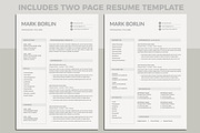 Resume Template/CV, a Resume Template by deviserpark (Thumbnail 2 of 4)