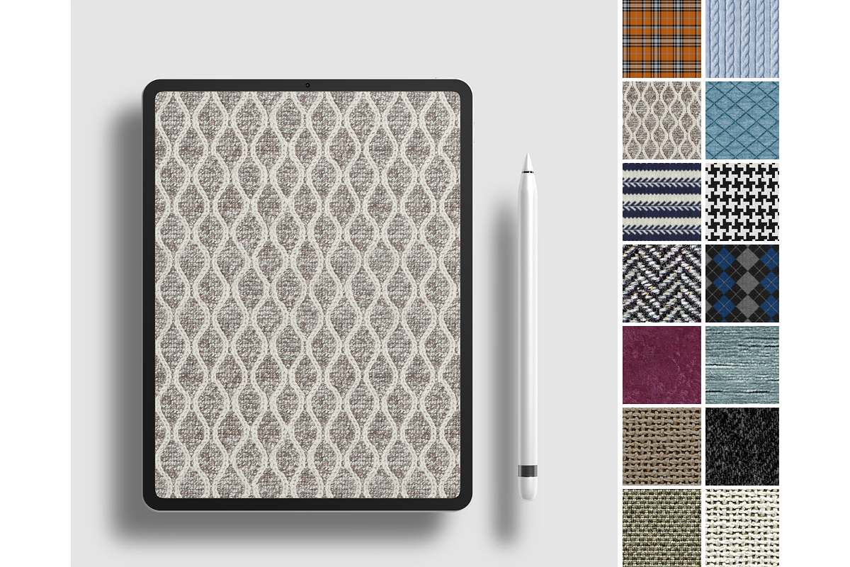 Fabric Textures For Photoshop, a Brush Add-On by Velo Graphic Studio (Photo 3 of 10)