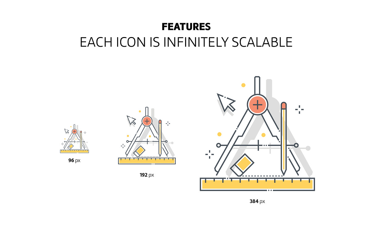 Color line icons, an Outline Icon by Howcolour (Photo 3 of 32)