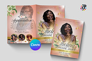 Elegant Canva Obituary Template, a Brochure Template by Protech Design ENT (Thumbnail 1 of 9)