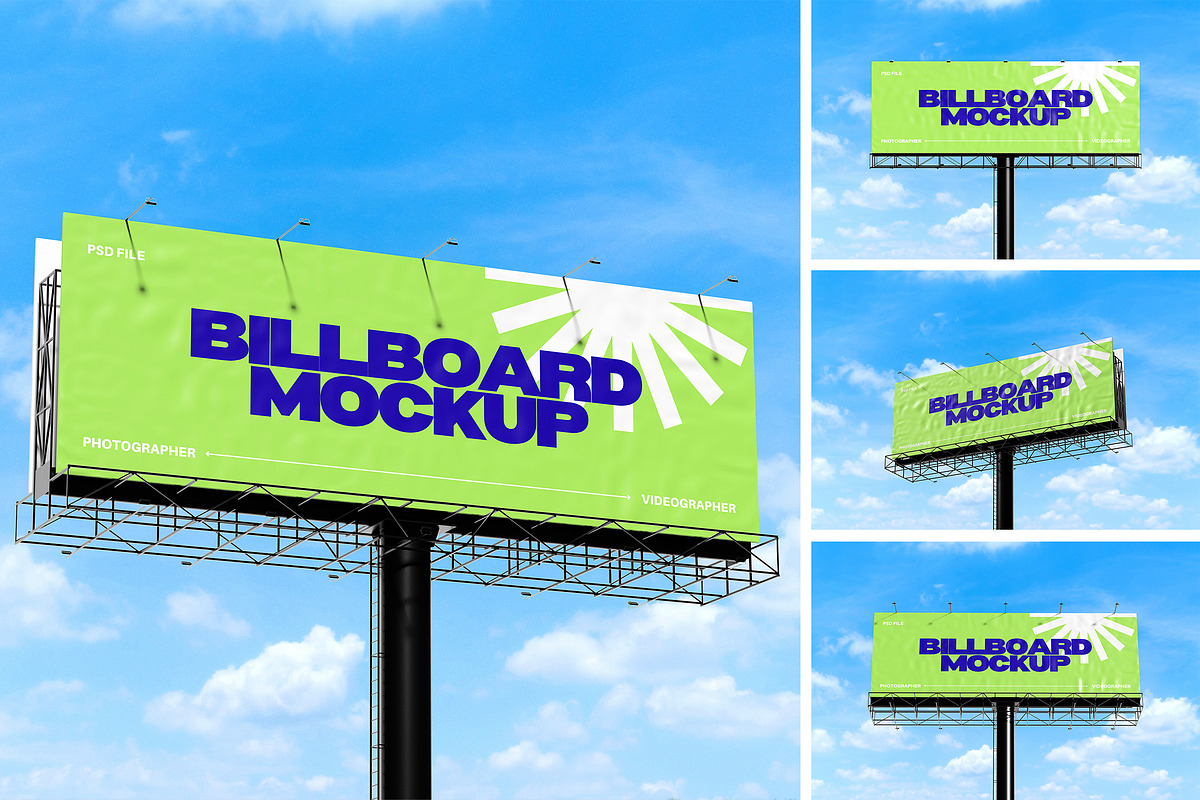 Billboard Mockup, an Advertising Mockup by xavier_studio (Photo 1 of 5)