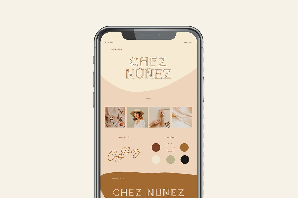5 Customizable Brand Style Guides, a Templates & Theme by Chez Núñez (Photo 3 of 3)