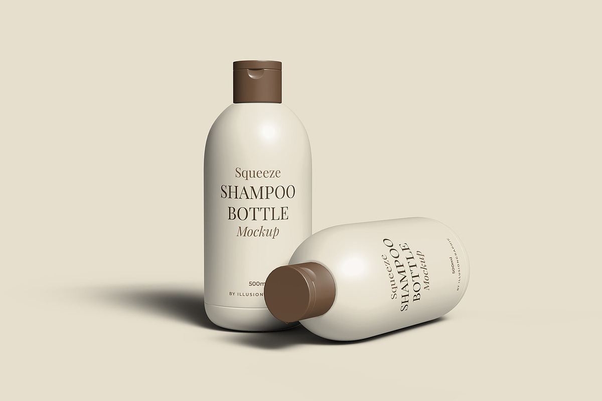 Squeeze Shampoo Bottle Mockup, a Packaging Mockup by Illusiongraphic (Photo 9 of 22)