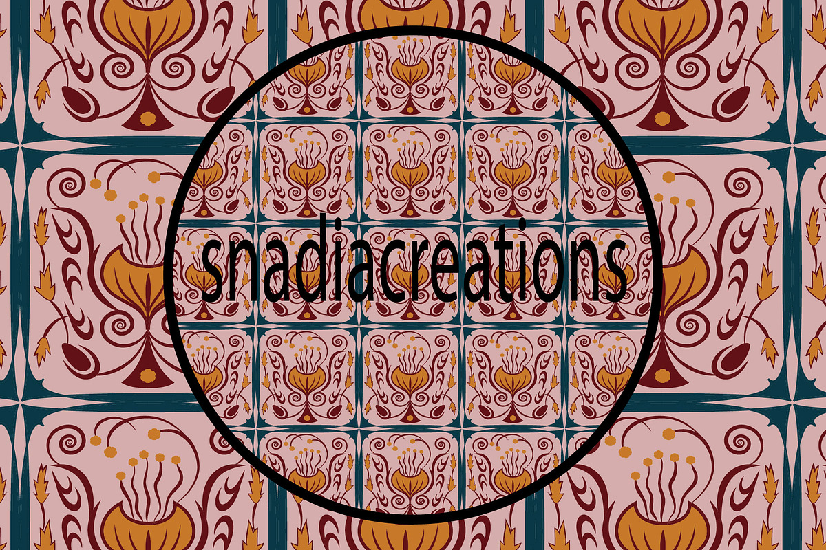 Faux Tile design, a Pattern Graphic by snadiacreations (Photo 1 of 4)