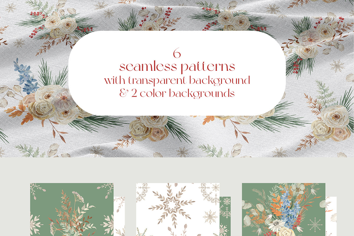 Shimmering Winter Wildflowers, a Seasonal Illustration by Catch the Dream Art (Photo 13 of 14)
