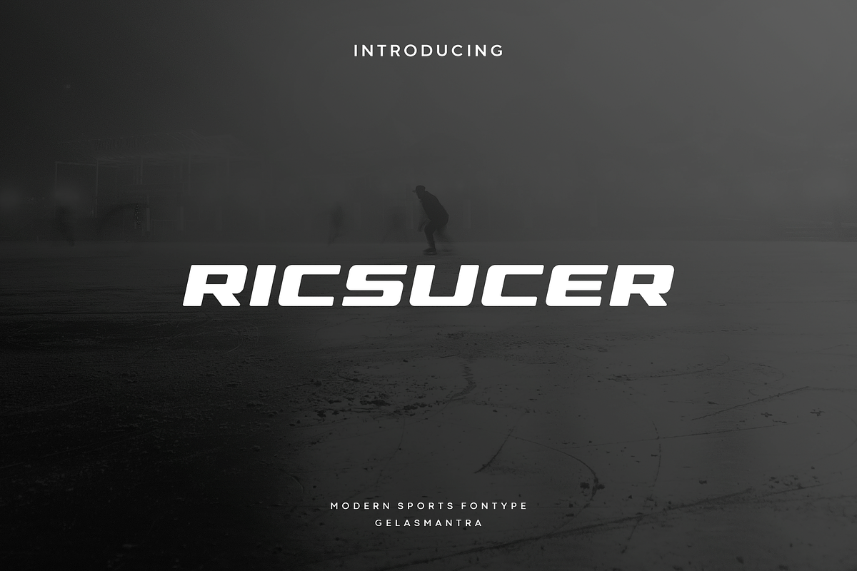 Ricsucer, a Font by garismantra (Photo 1 of 4)