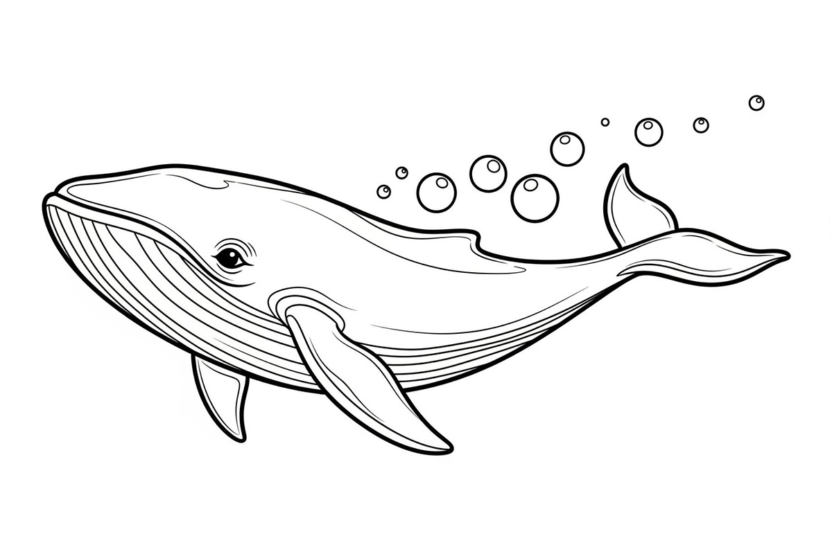 Whale Line Art Vector Bundle, an Illustration by yasushie (Photo 35 of 51)