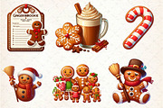 Gingerbread Cookie Christmas Sublima, a Graphic by CreationArt (Thumbnail 4 of 5)