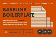 Baseline Boilerplate A4, a Magazine Template by Hobo Creative Co. (Thumbnail 1 of 4)