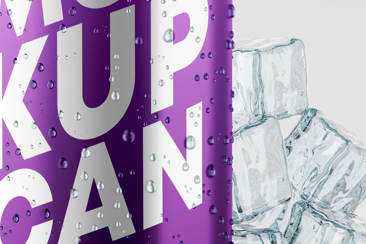 6 Metallic Can Mockups, a Product Mockup by Graphic Bird (Photo 9 of 9)