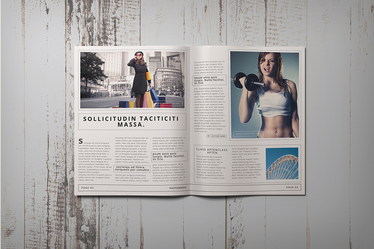 Magazine / Brochure Mockups, a Print Template by pmvch (Photo 9 of 11)