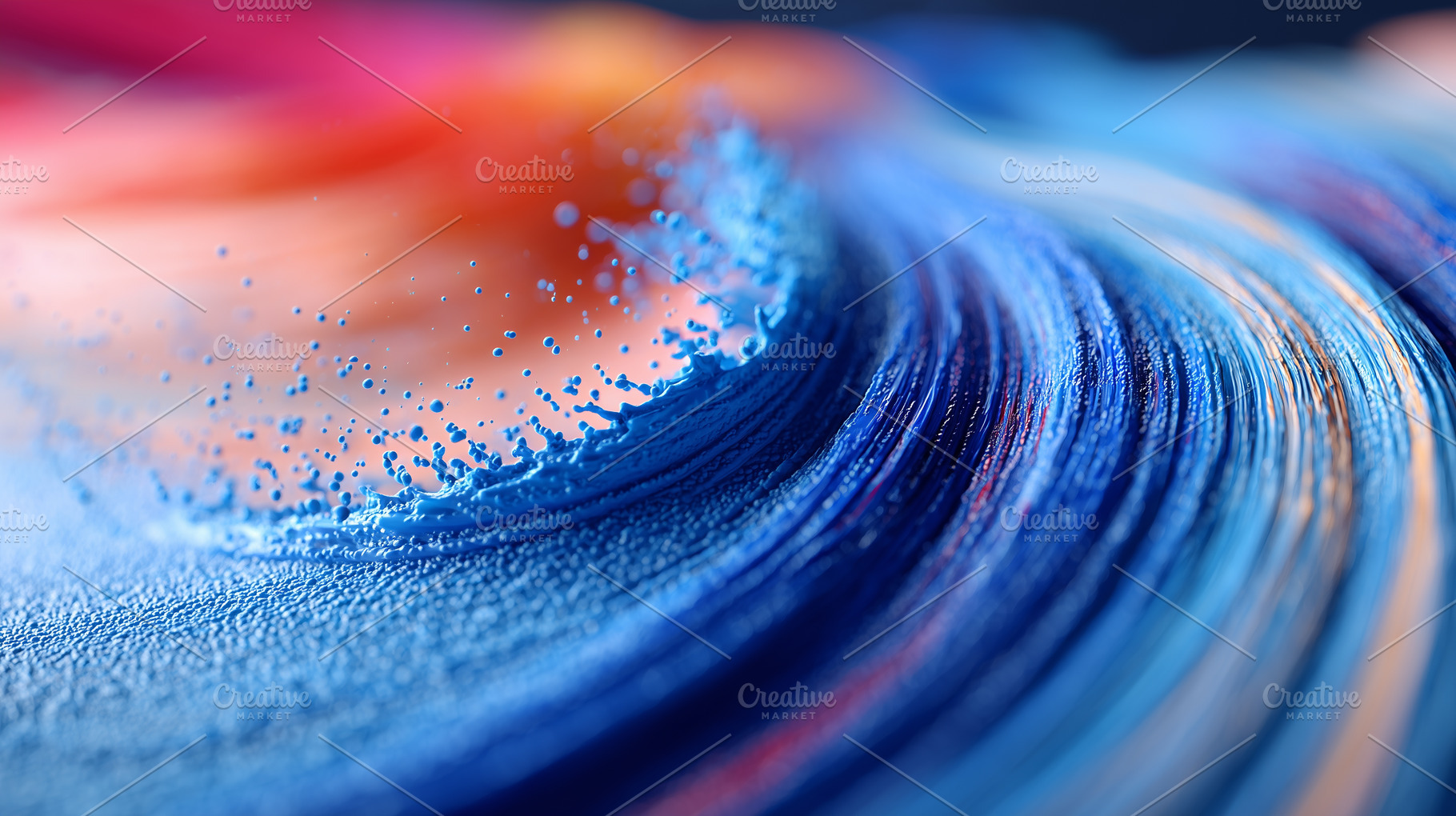 Abstract blue paint splash color, an Arts & Entertainment Photo by MistyDay