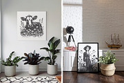 160 Cottagecore Linocut Collection, an Object Graphic by DariSmartArt (Thumbnail 3 of 20)
