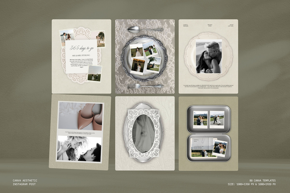 Quiet Luxury Bridal Kit, a Social Media Template by Pani Temp. (Photo 3 of 17)
