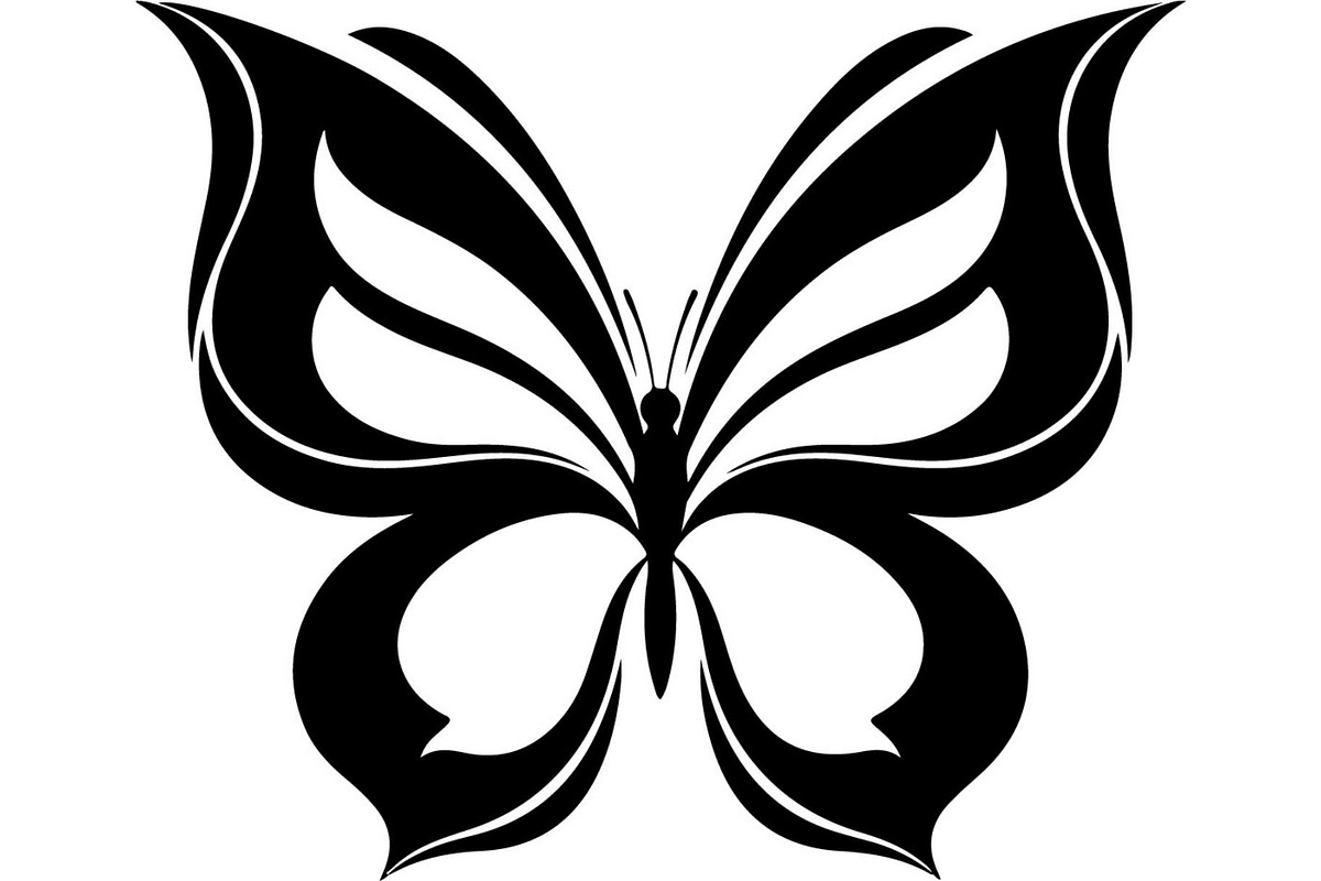 Elegant Butterfly Silhouette, an Object Graphic by Creativeshirt (Photo 5 of 17)