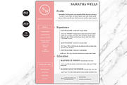 Pink Crush Resume, a Resume Template by Jo-Lou Design (Thumbnail 1 of 3)