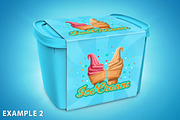Ice Cream Container Mockup, a Cups & Container Mockup by Bruno's Shop (Thumbnail 6 of 9)
