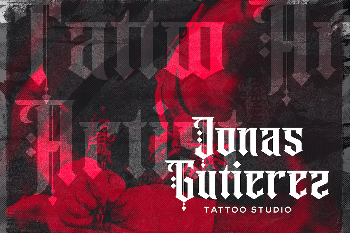 Angel Rhapsody - Blackletter Font, a Blackletter Font by StringLabs (Photo 5 of 10)