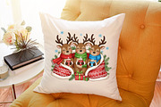 Merry Christmas Reindeer PNG Sublima, an Illustration by Sublimation Artist (Thumbnail 9 of 9)
