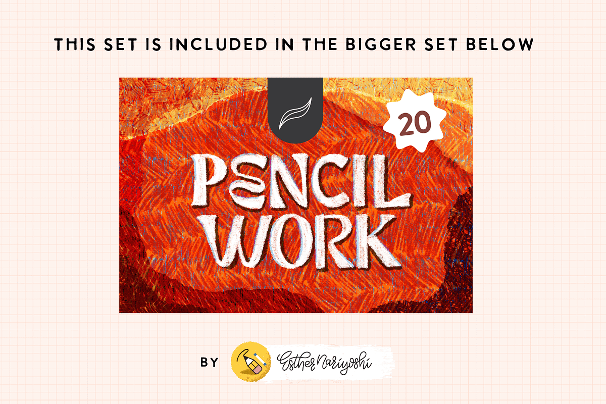 Procreate Colored Pencil Brushes 4x, a Brush Add-On by Esther Nariyoshi (Photo 9 of 10)