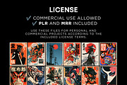 1000 Japanese Wall Art Prints Bundle, a Decorative Illustration by Selenique Studio (Thumbnail 2 of 12)