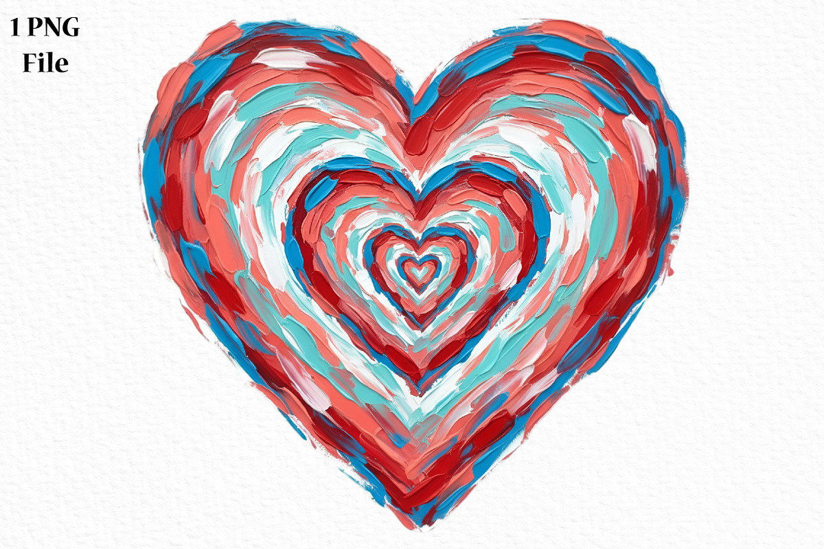 Valentines Day Heart Png, an Illustration by Canvas Craft (Photo 1 of 6)