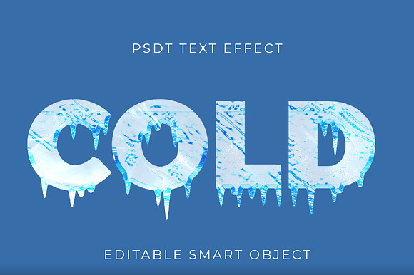 Frozen Glaze Bold Text Effect preview 2