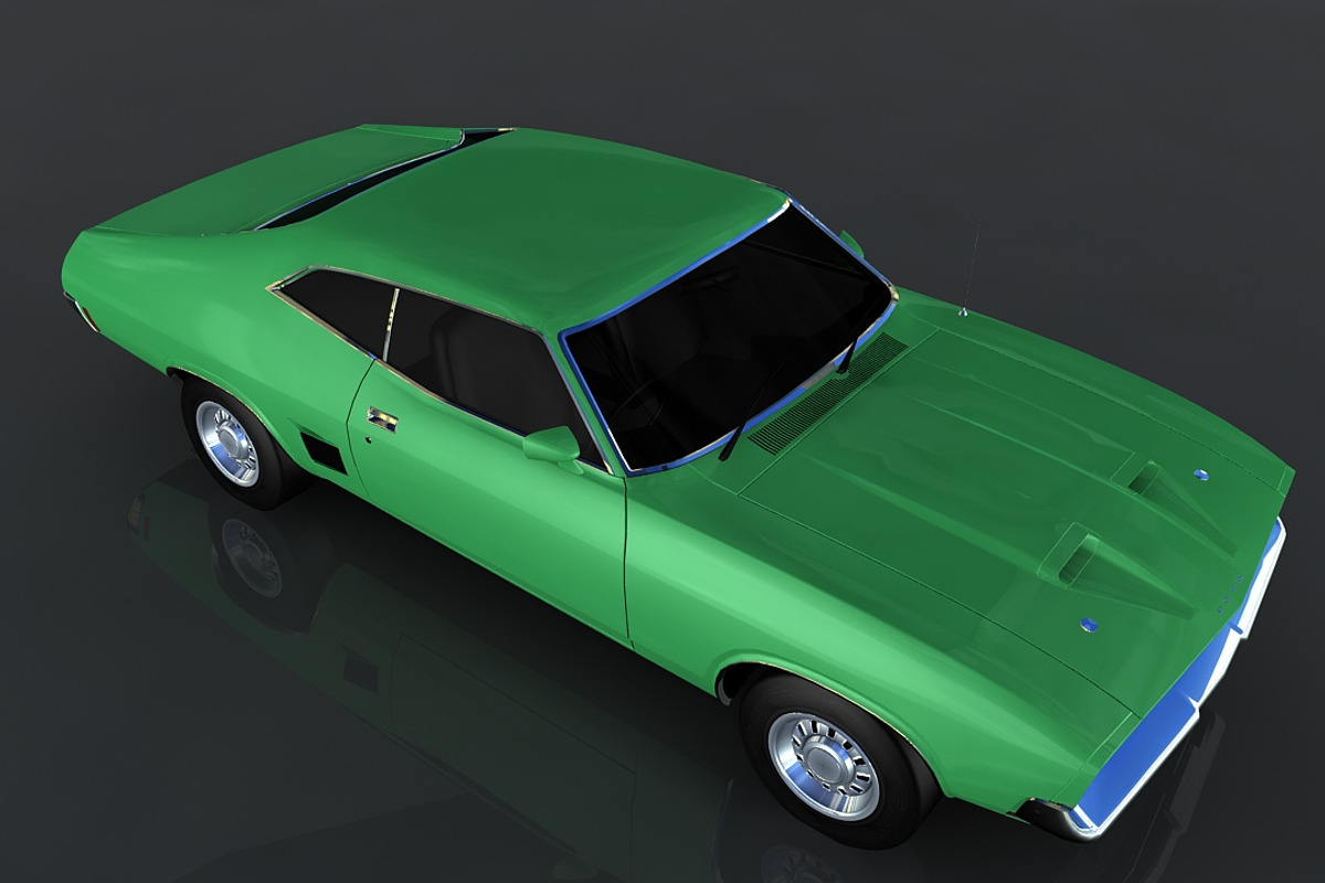 Ford XB Falcon GT, a Cars & Vehicle 3D Model by valtriiu (Photo 3 of 12)