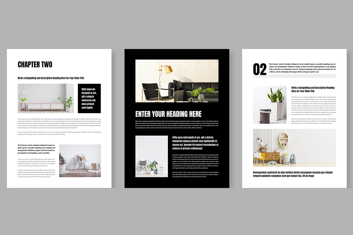 Minimal E-book Layout, an UI Kit Template by ContestDesign (Photo 5 of 7)