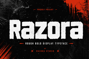 Razora, a Slab Serif Font by Wow Magic