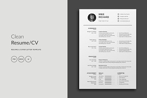 Clean Resume/CV