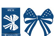 Football-Themed Bow Design, a Sport Illustration by CarWrap design (Thumbnail 1 of 5)